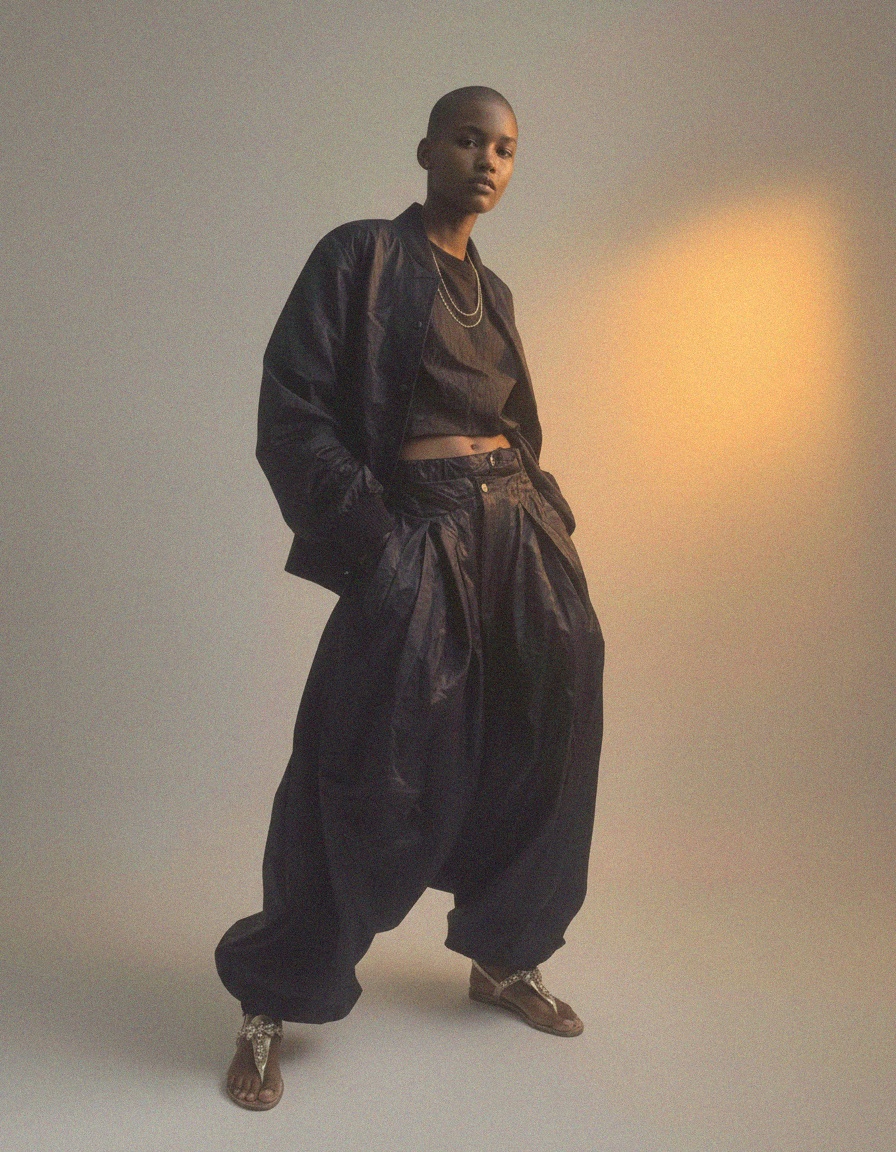 Sparkling Gold T-Strap Flat Sandals photo 3