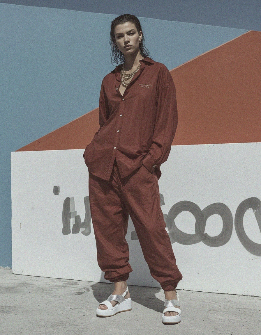 White Platform Sandal with Silver Criss-Cross Straps photo 3