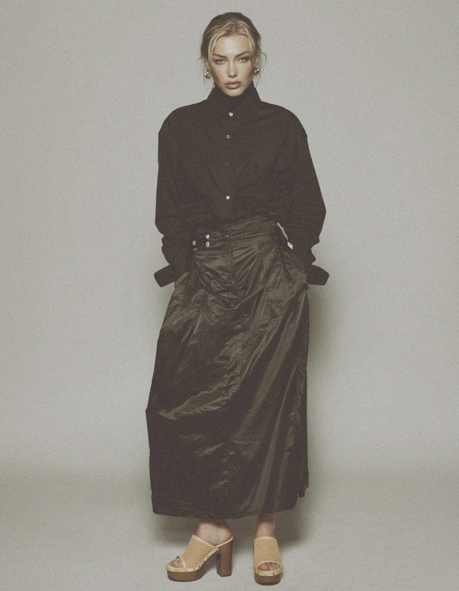 Beige Suede Platform Mules photo 3