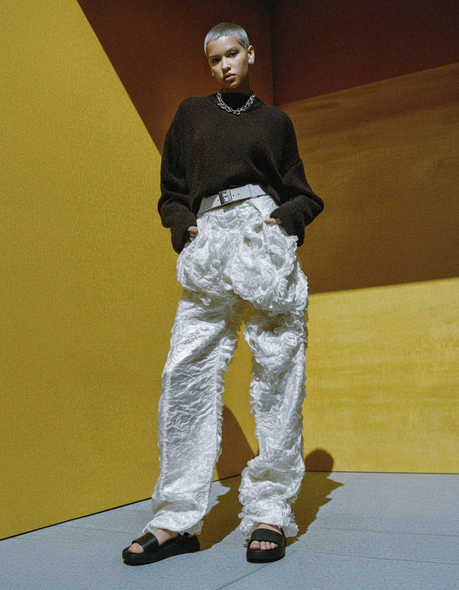 Black Leather Ankle Strap Platform Sandals photo 3