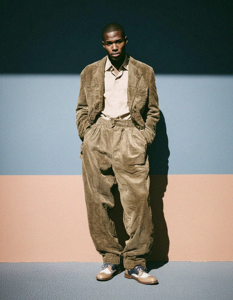 Stylish Multi-Tone Lace-Up Derbies with Zipper photo 2