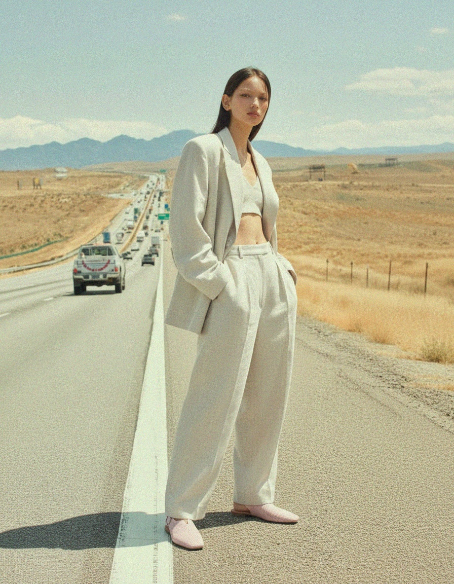 Perforated Slingback Flats - Pink photo 2