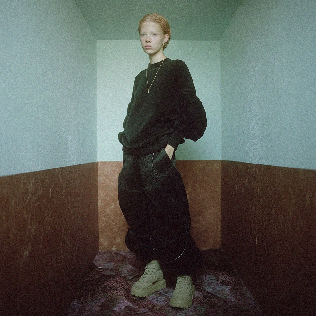 Metallic Perforated Loafers with Wedge Sole photo 3