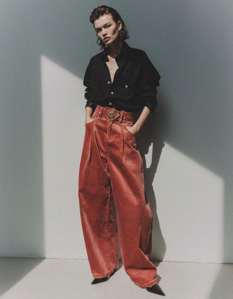 Black Studded Platform Mule with Block Heel photo 3