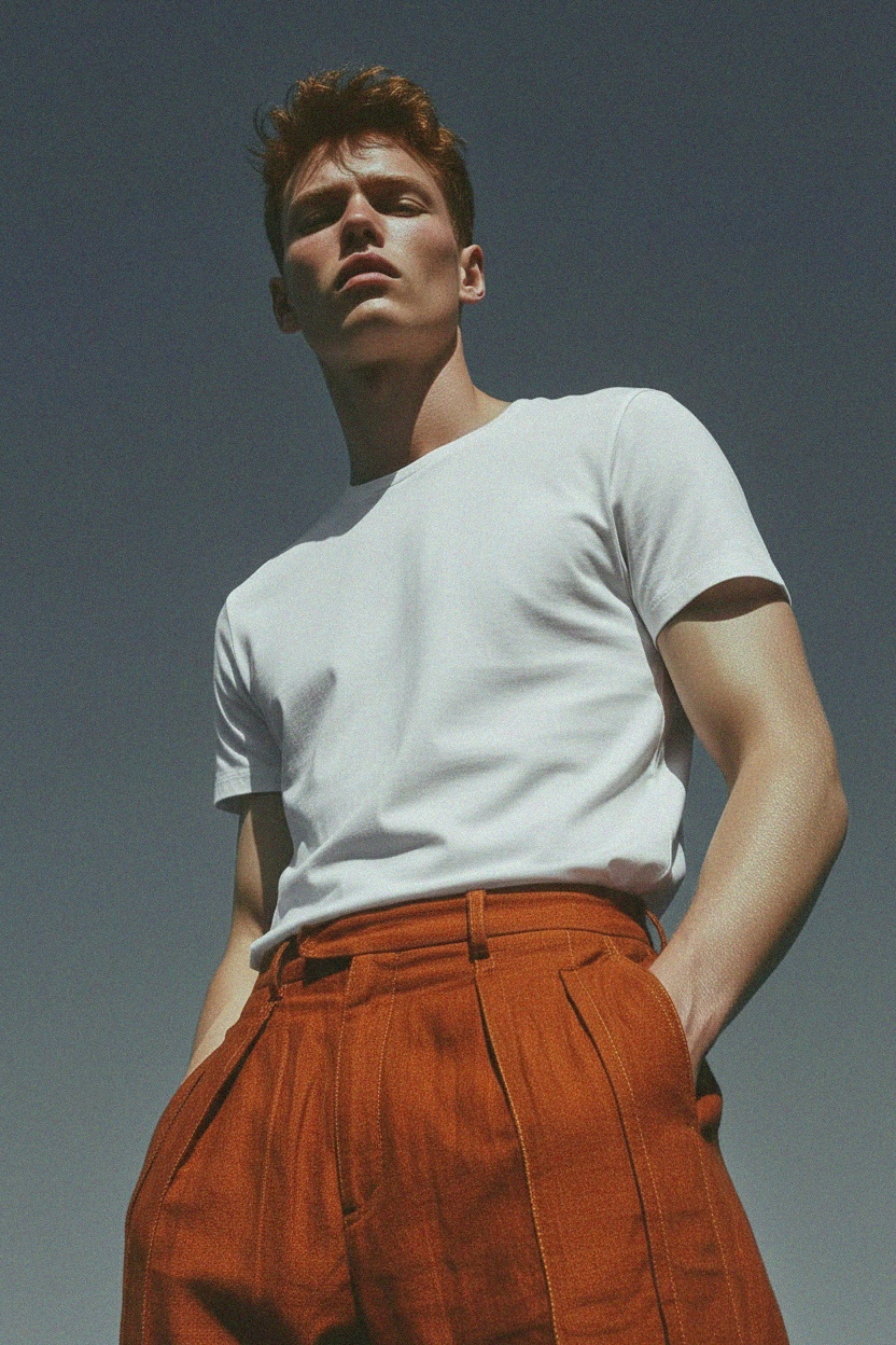 Classic White Short Sleeve T-Shirt photo 2