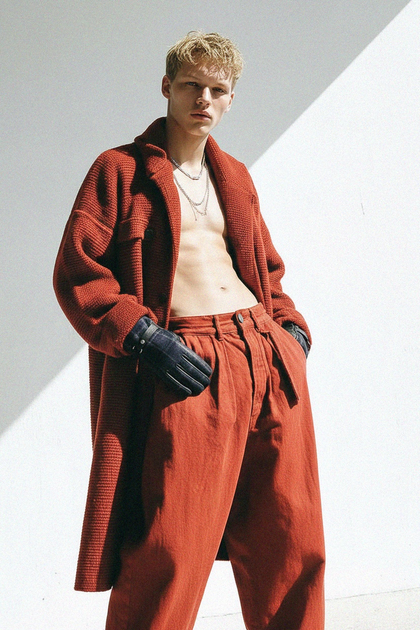 Classic Plaid & Leather Gloves photo 3