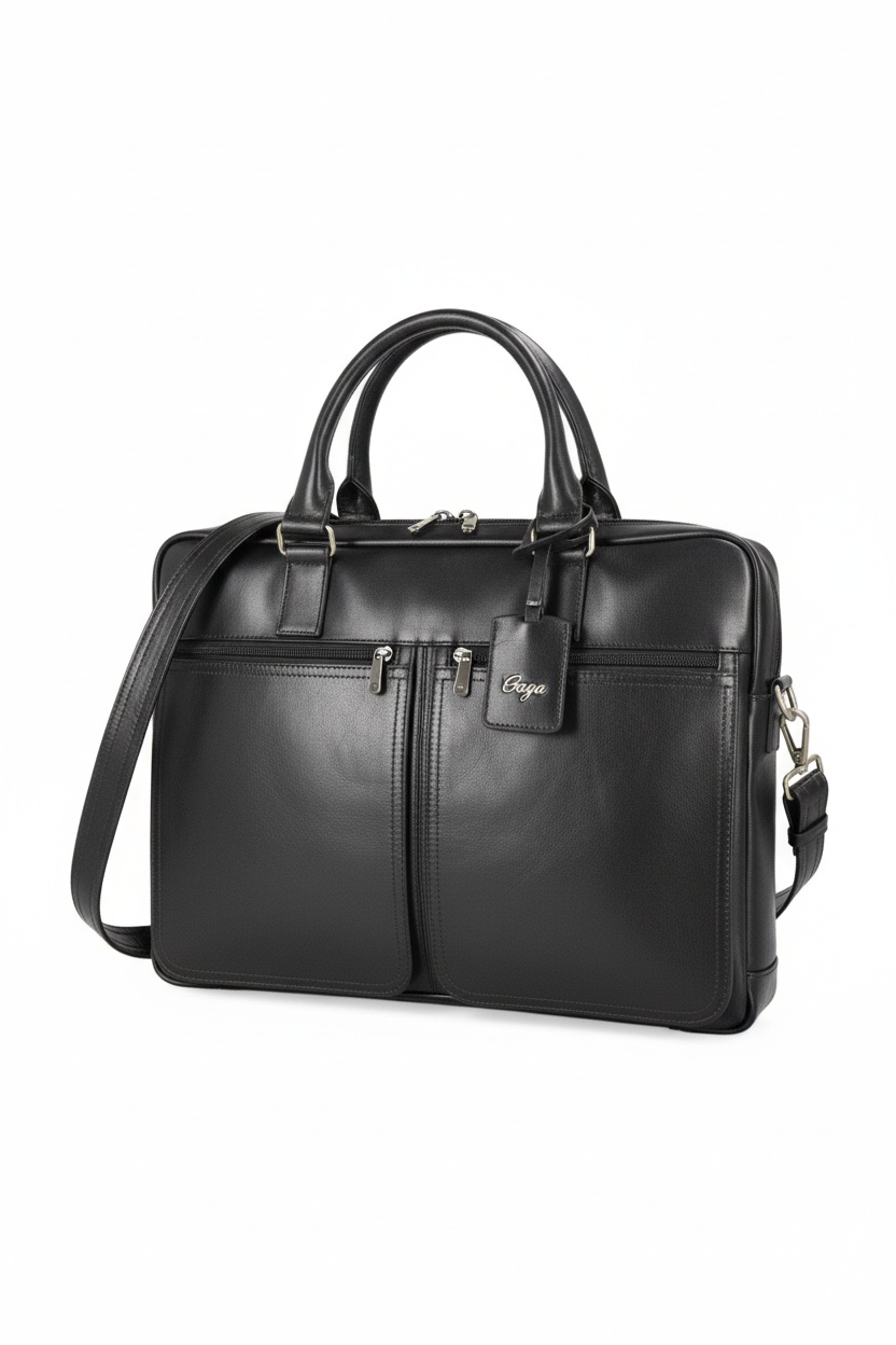 Black Professional Briefcase Laptop Bag photo 1