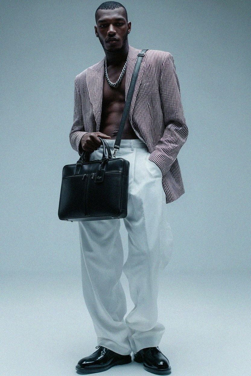 Black Professional Briefcase Laptop Bag photo 3