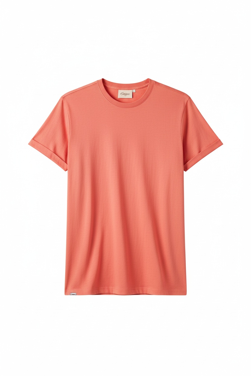 Coral Crew Neck T-Shirt photo 1