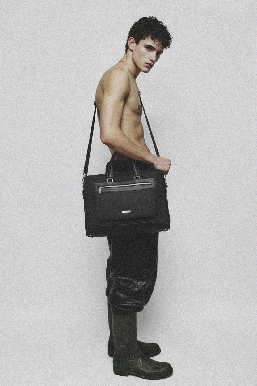 Sleek Professional Briefcase Bag with Shoulder Strap photo 3