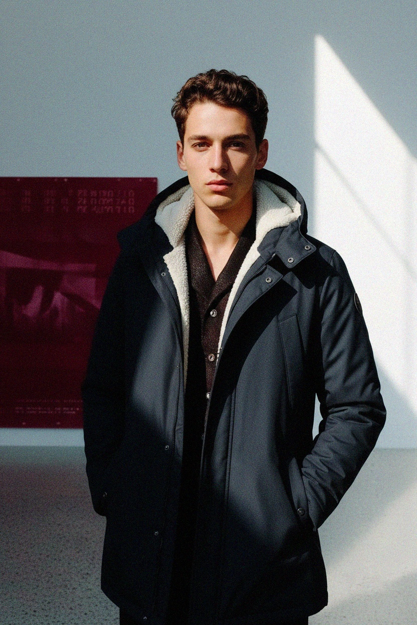 Warm Hooded Parka Jacket with Cozy Lining photo 3