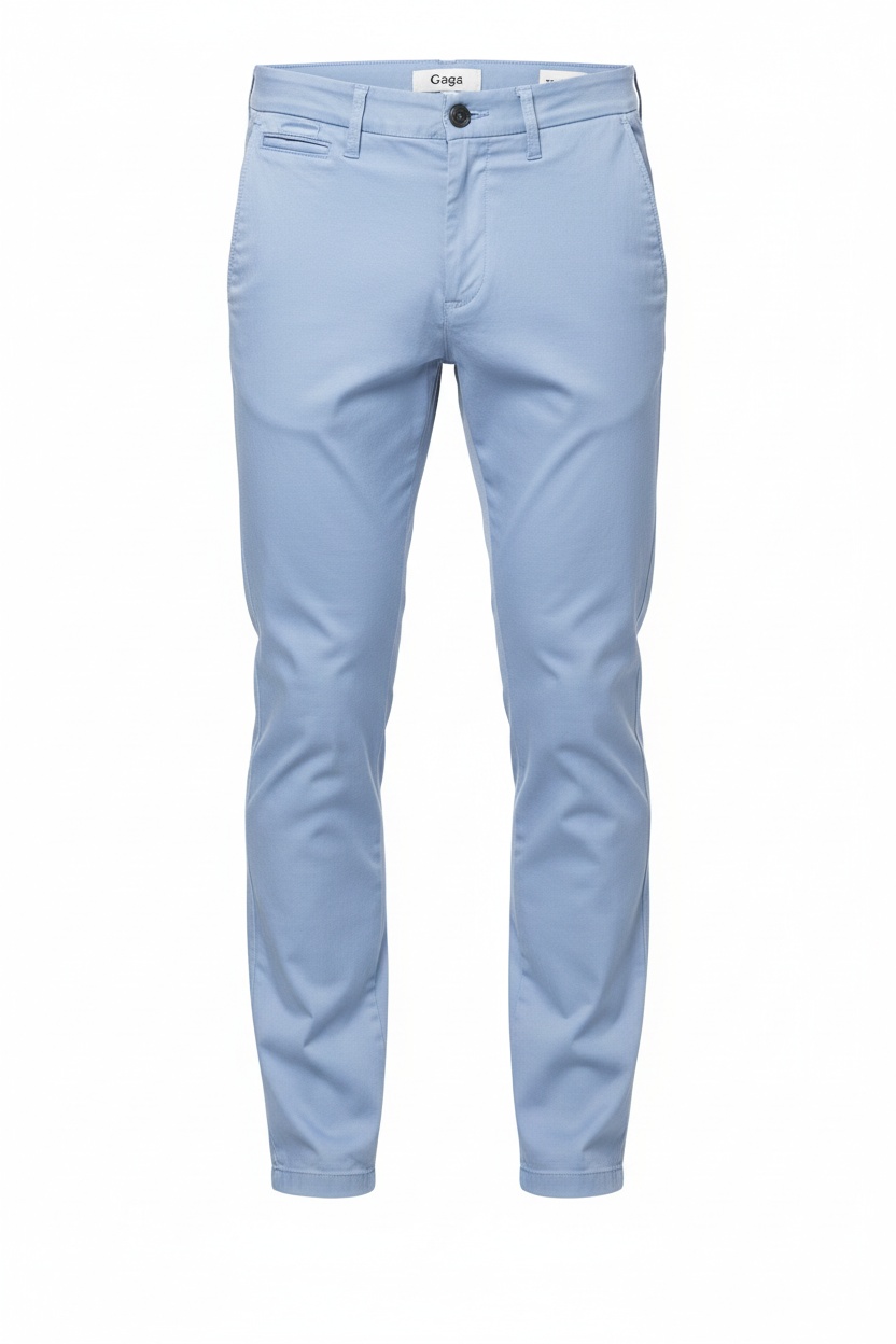 Light Blue Slim Fit Chino Pants photo 1