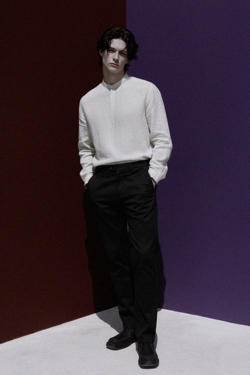 Classic Black Casual Trousers photo 2