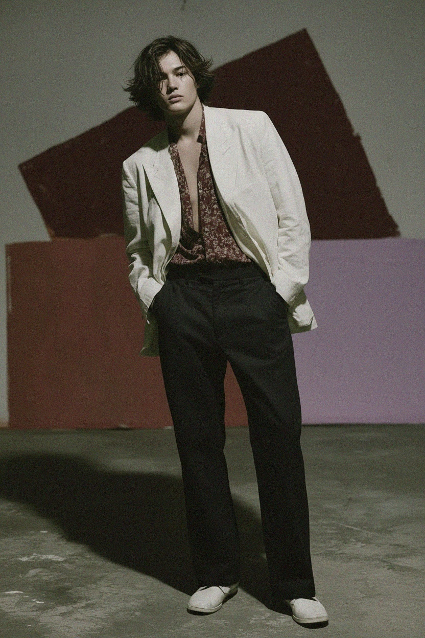 Classic Black Casual Trousers photo 3