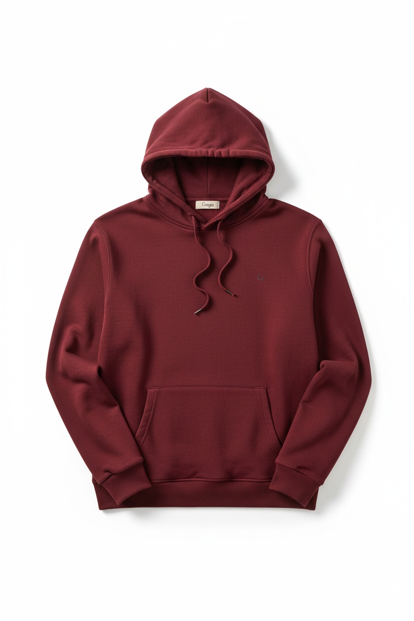 Classic Pullover Hoodie with Drawstrings photo 1