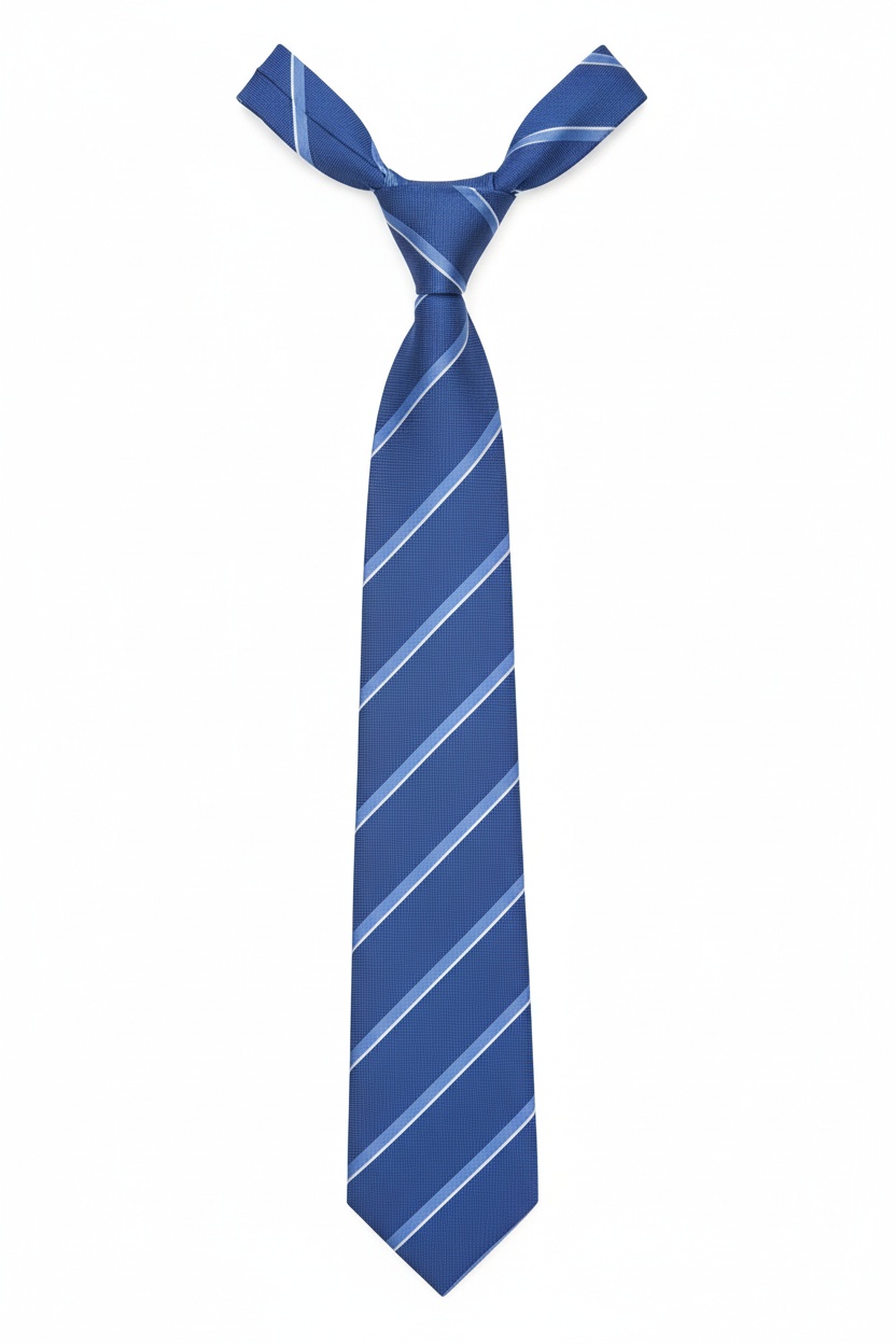 Classic Blue Striped Tie photo 1