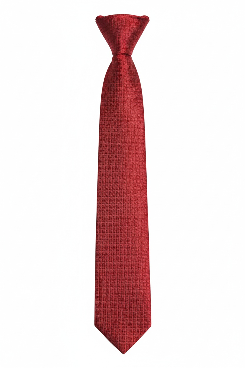 Red Patterned Tie photo 1