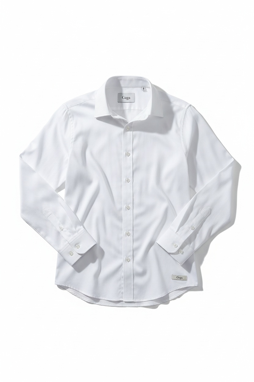 Classic White Button-Down Shirt photo 1