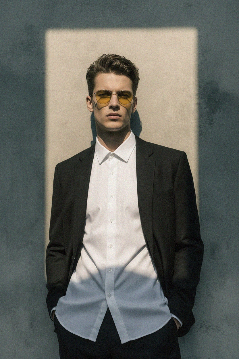 Classic White Button-Down Shirt photo 3