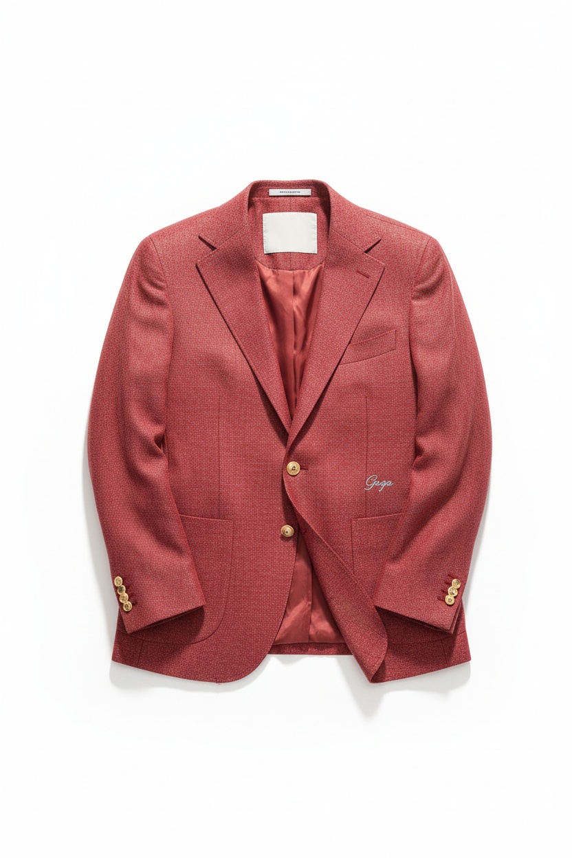 Stylish Textured Blazer with Gold Buttons photo 1