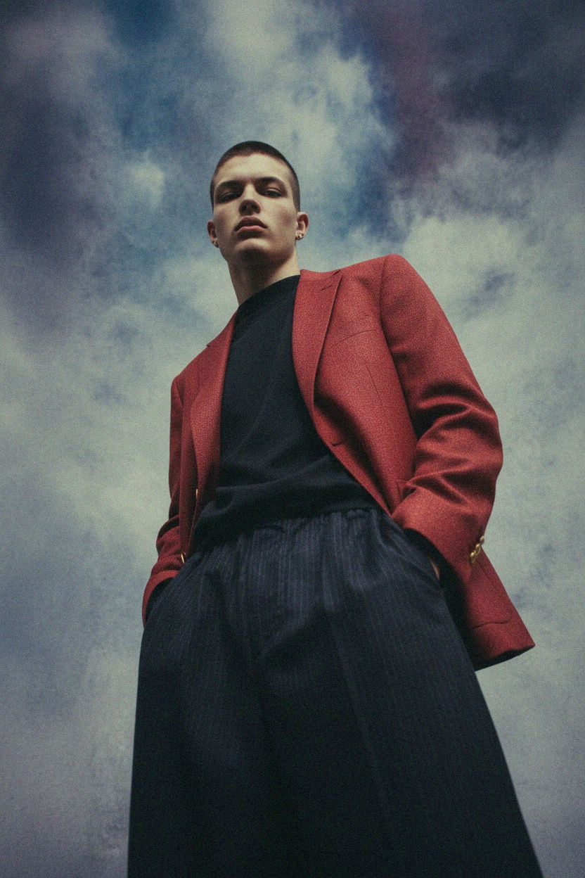 Stylish Textured Blazer with Gold Buttons photo 3