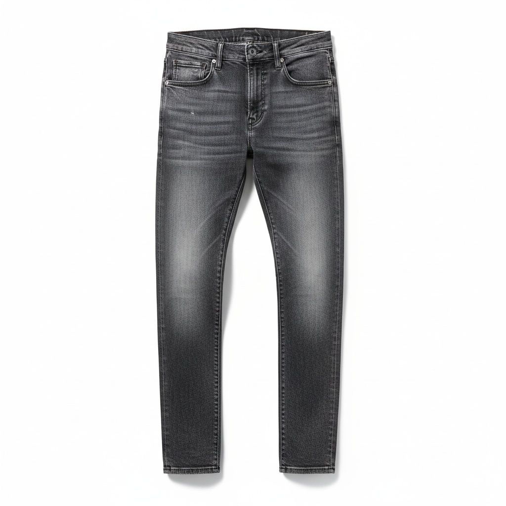 Washed Grey Slim Fit Jeans photo 1
