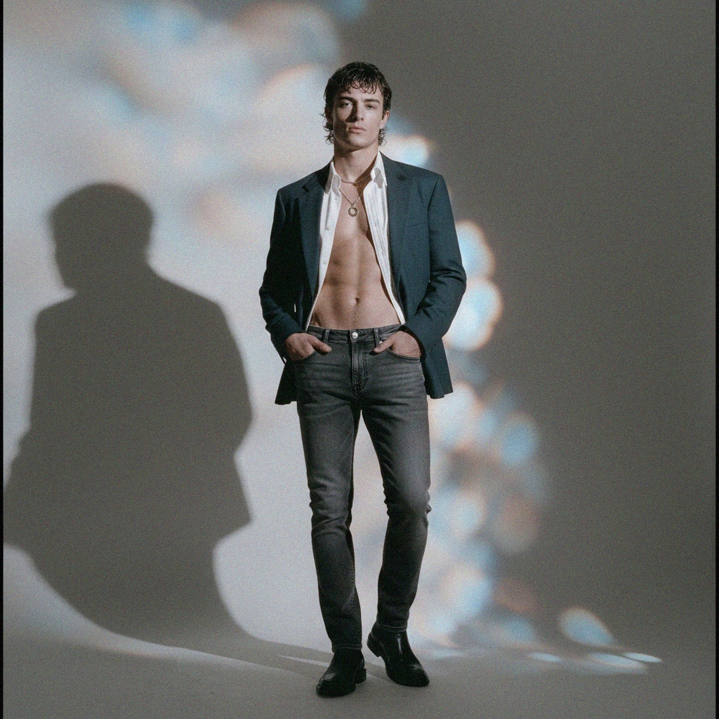 Washed Grey Slim Fit Jeans photo 3