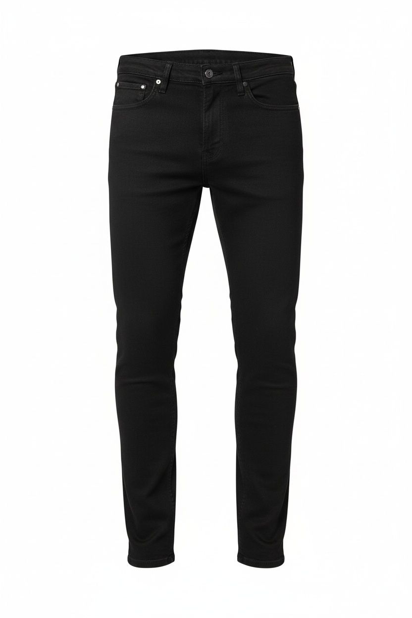Classic Black Slim Fit Jeans photo 1