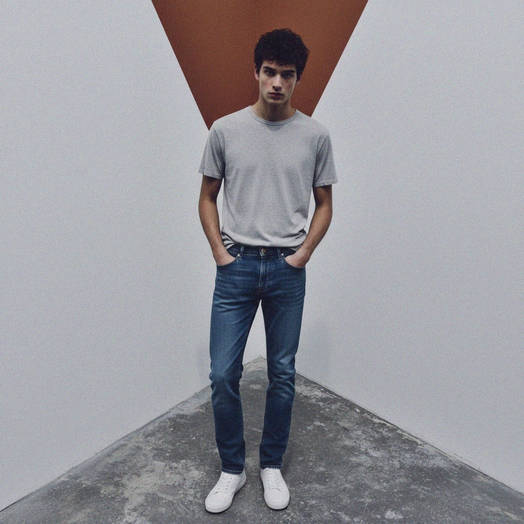 Classic Blue Slim Fit Jeans photo 2