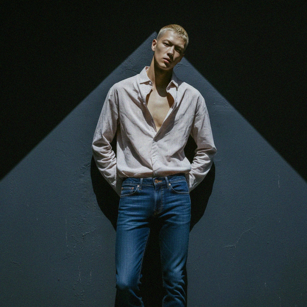 Classic Blue Slim Fit Jeans photo 3