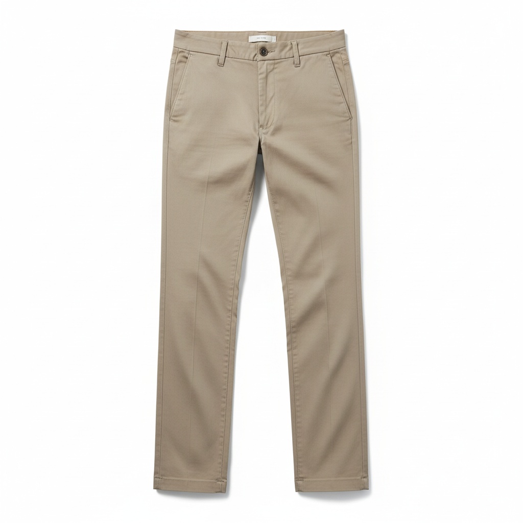 Regular Fit Beige Chino Trousers photo 1