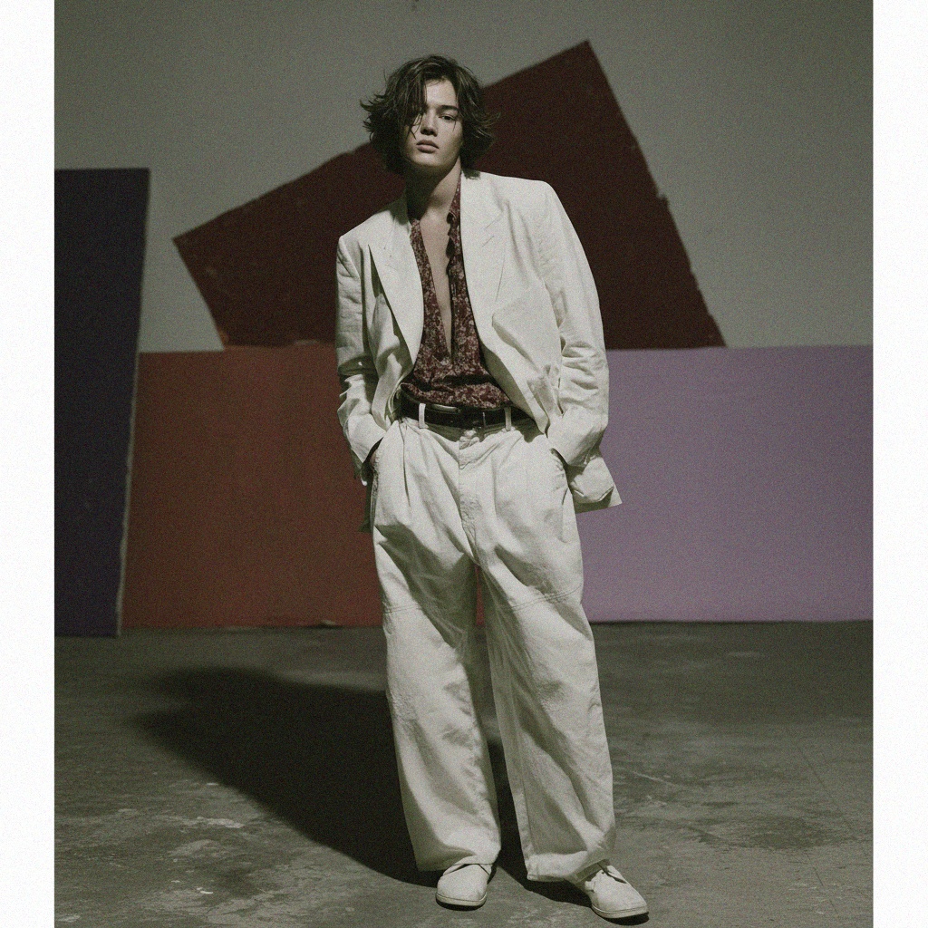 Regular Fit Beige Chino Trousers photo 3