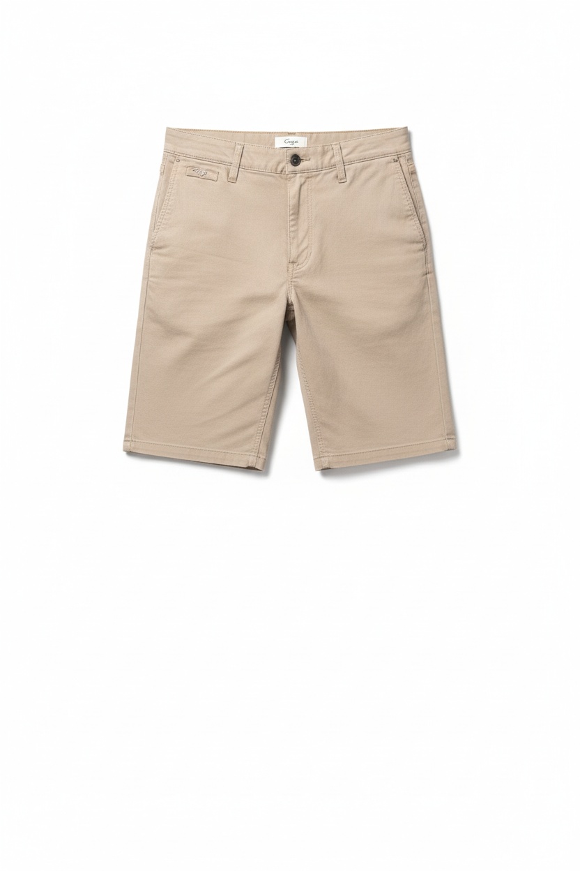Classic Beige Chino Shorts photo 1