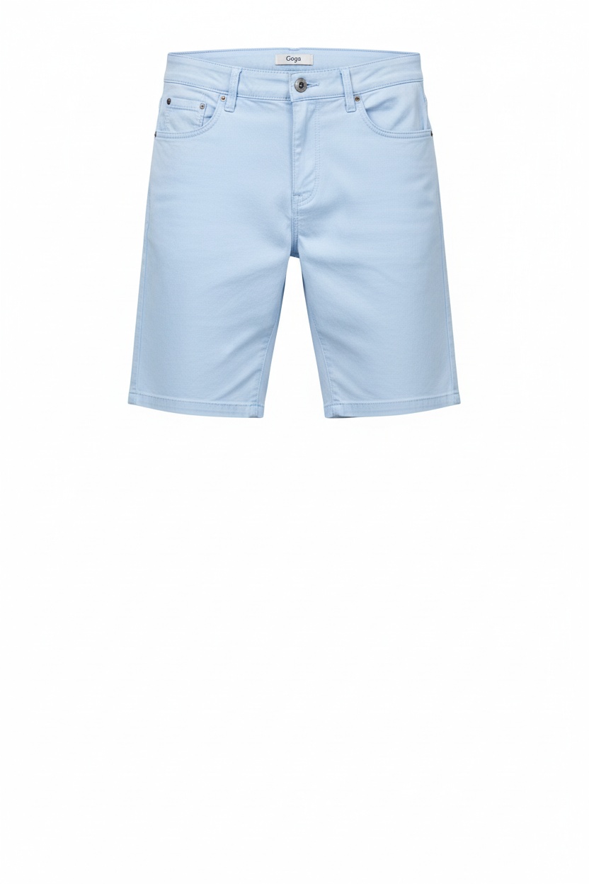 Light Blue Casual Shorts photo 1