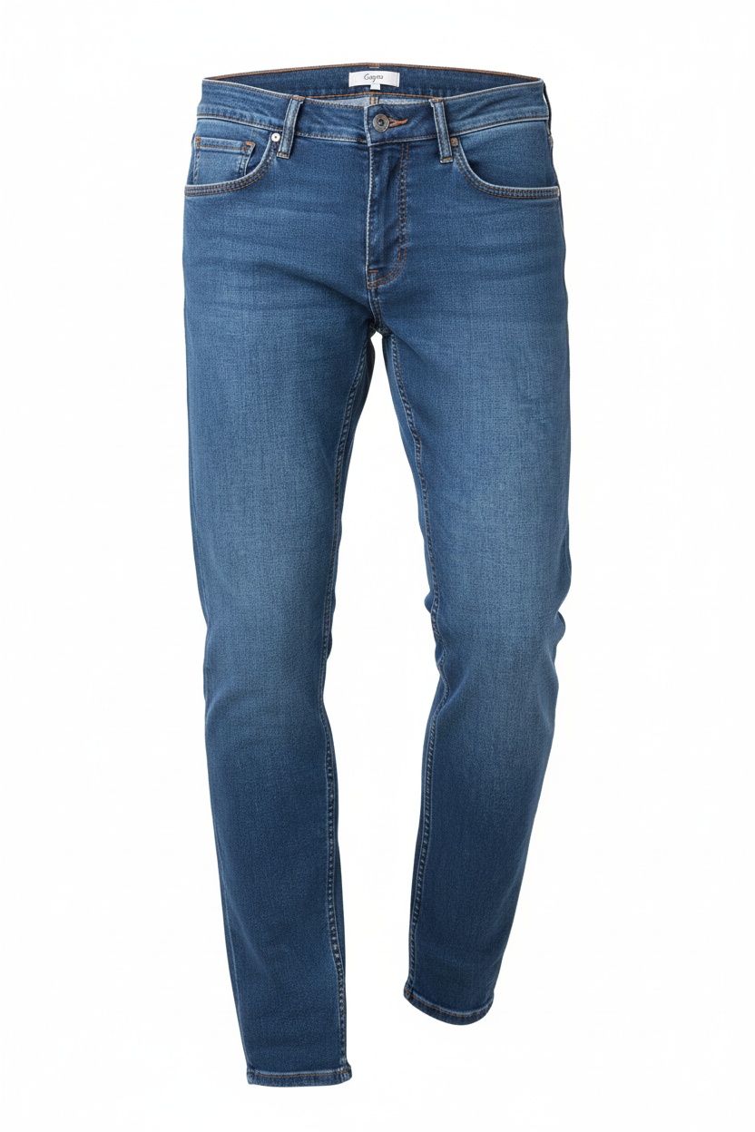 Classic Blue Denim Jeans for Everyday Wear photo 1