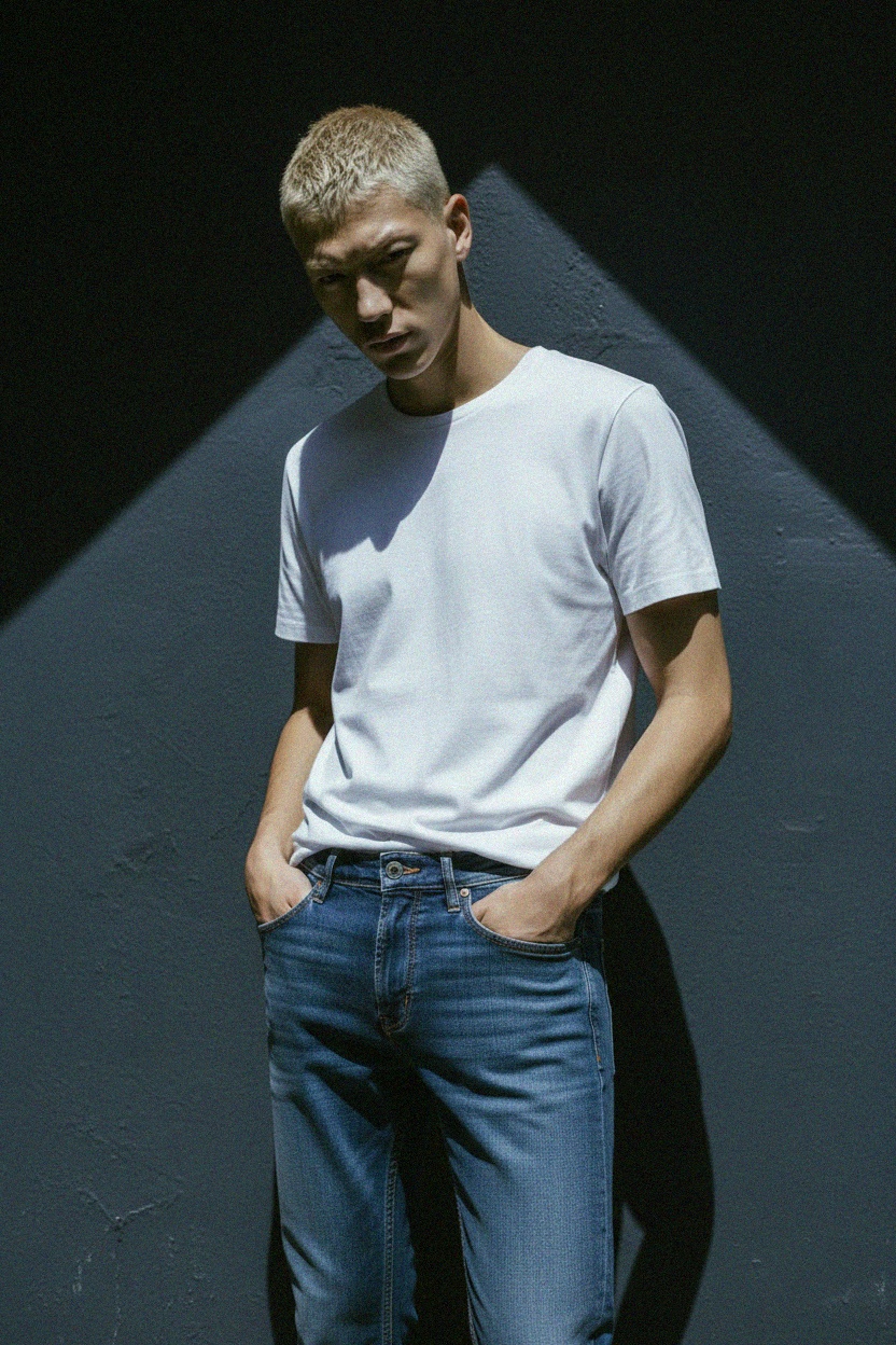 Classic Blue Denim Jeans photo 2