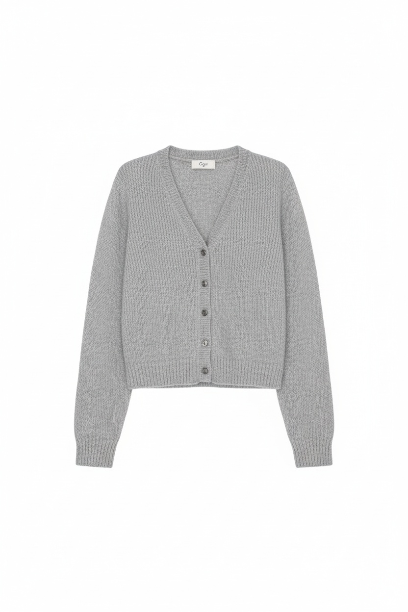Soft Knit Button-Front Cardigan photo 1