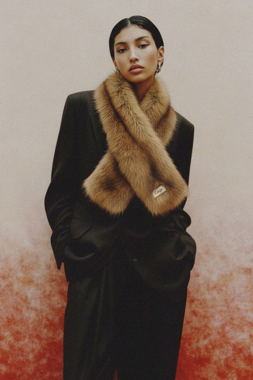 Plush Faux Fur Scarf photo 2