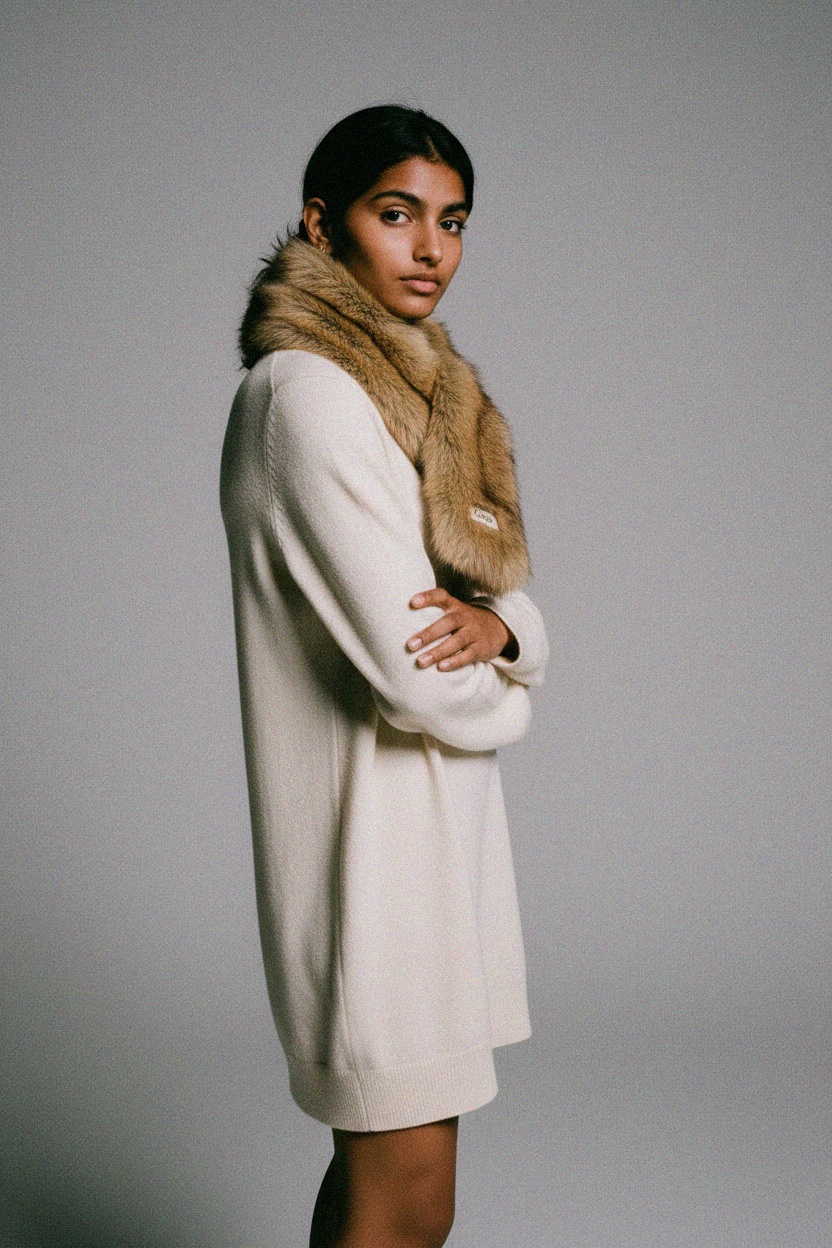 Plush Faux Fur Scarf photo 3