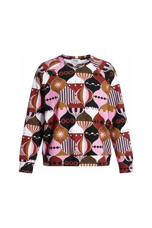 Abstract Pattern Crew Neck Sweatshirt