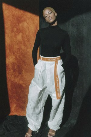 Sleek Black Long-Sleeve Turtleneck Bodysuit