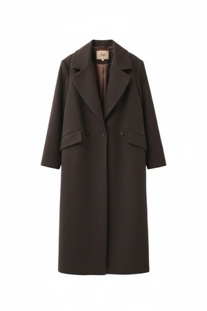 Longline Oversized Brown Coat