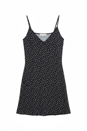 Floral Print Mini Slip Dress