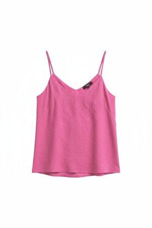 Pink V-Neck Cami Tank Top
