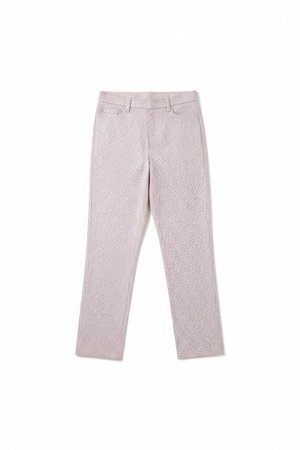 Gingham Cropped Pants