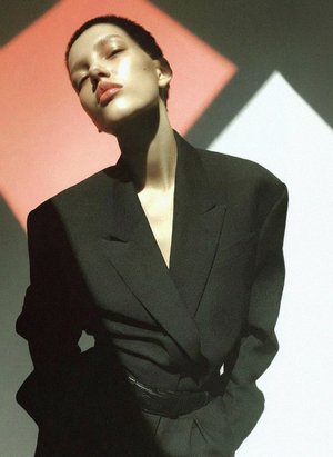 Relaxed Fit Black Collared Shirt