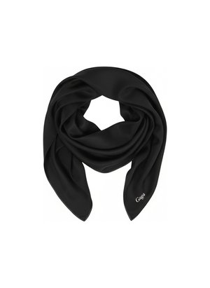 Classic Black Silk Scarf