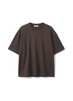 Oversized Brown Short Sleeve T-shirt
