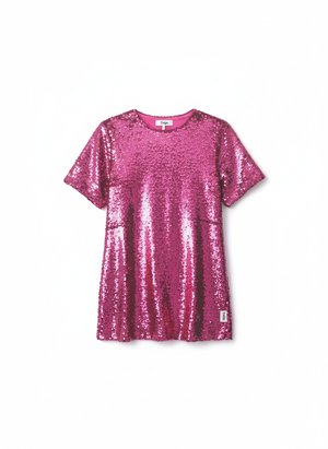 Sparkling Pink Sequin Mini Dress