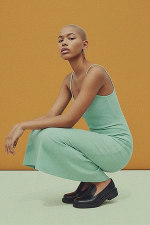 Ribbed Sleeveless Bodycon Midi Dress